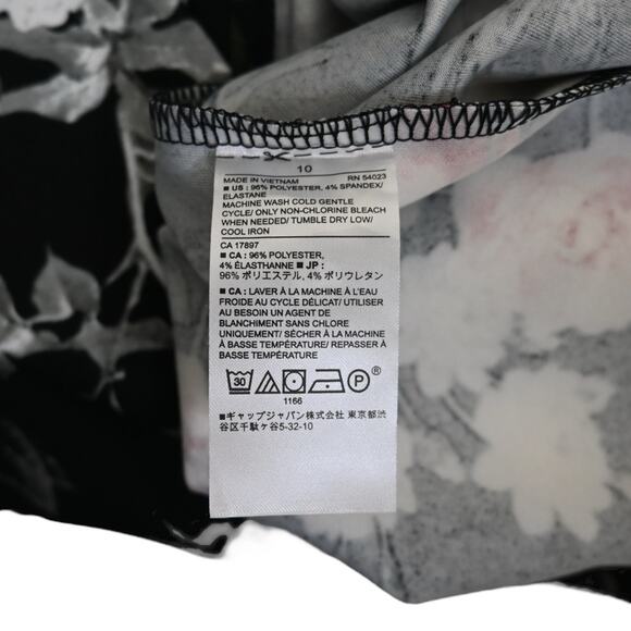 Banana Republic Womens 10 Half Sleeve Floral Print Dress - Picture 11 of 11